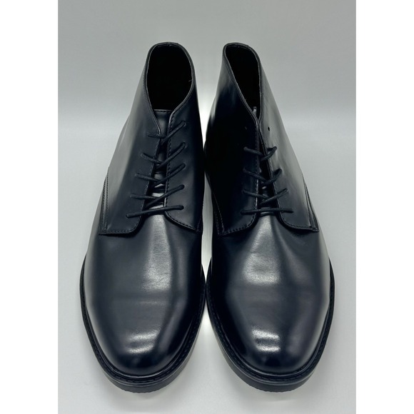 Kenneth Cole Reaction Black Leather Chukka Boots Men\'s Size 12 Lace Up main image 5